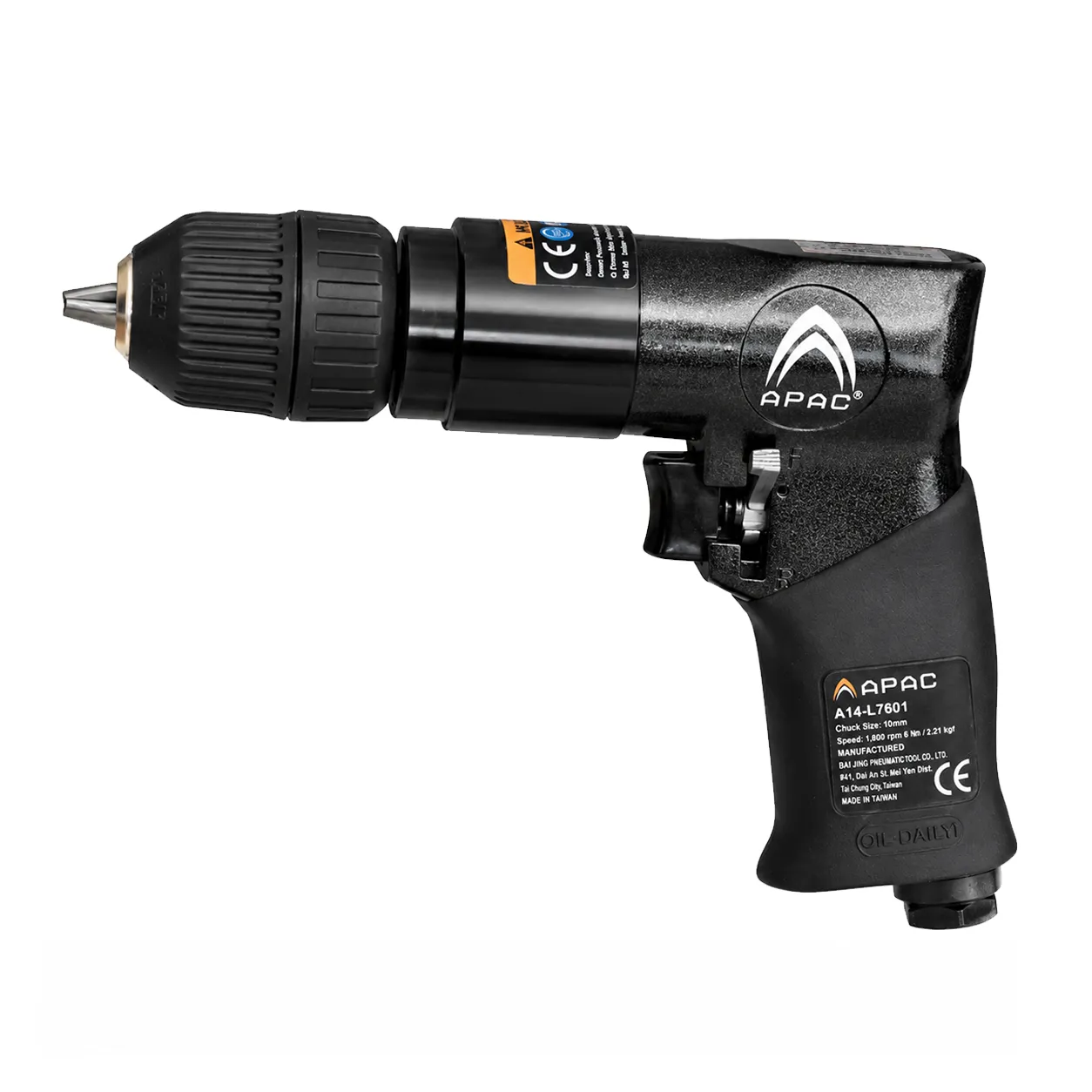 Apac A14-E2907 Havalı Matkap / Motoru 1.800 Rpm